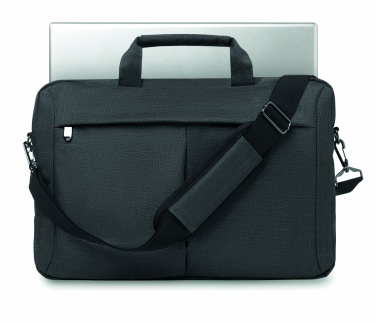 Logo trade business gifts image of: Laptopbag in 360D polyester