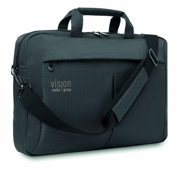 Logo trade business gifts image of: Laptopbag in 360D polyester