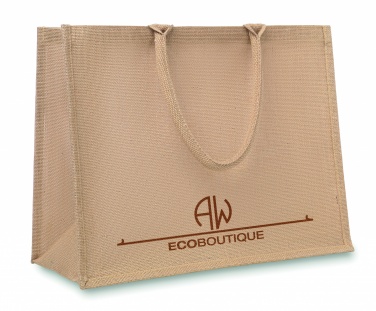 Logo trade advertising products image of: Jute shopping bag
