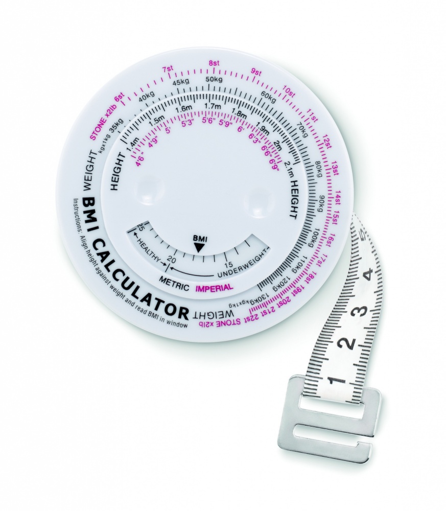 Logo trade promotional item photo of: BMI measuring tape