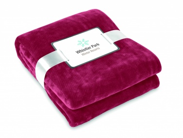 Logo trade promotional merchandise picture of: Blanket flannel