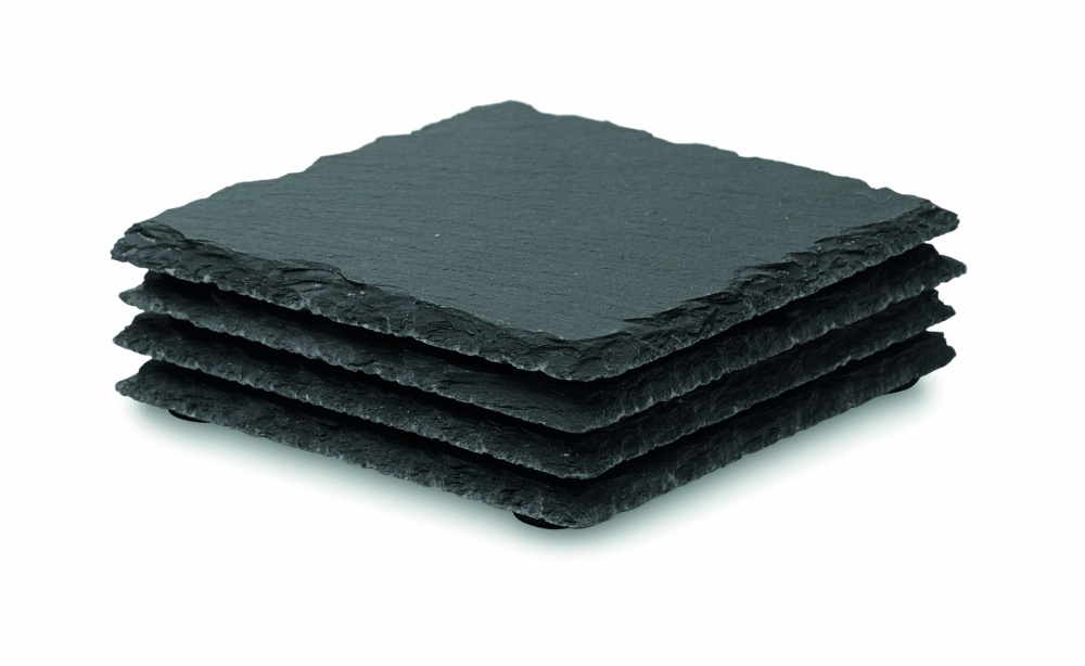 Logotrade corporate gift image of: Slate coasters with EVA bottom