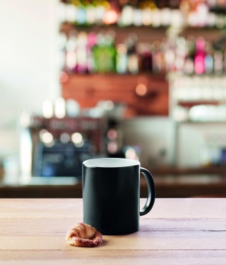 Logo trade advertising products picture of: Dark sublimation mug 300ml