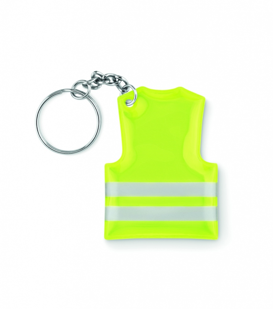 Logotrade corporate gift picture of: Key ring with reflecting vest Jekabpils