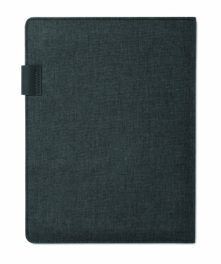 Logo trade corporate gift photo of: A4 folder with power bank