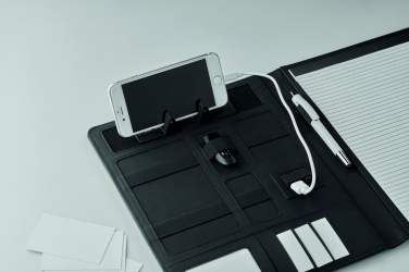 Logo trade promotional products picture of: A4 folder with power bank