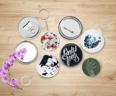 Logo trade promotional giveaways image of: Pin button