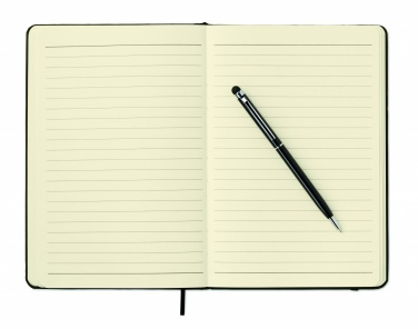 Logotrade promotional giveaway picture of: A5 notebook w/stylus 72 lined