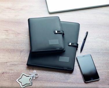 Logo trade promotional product photo of: A4 folder w/wireless charger5W