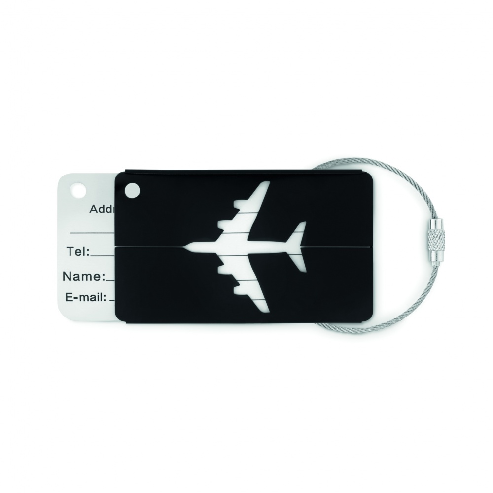Logotrade promotional gift picture of: Aluminium luggage tag