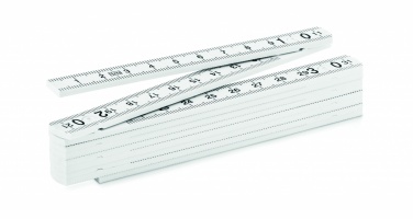 Logo trade business gift photo of: Folding ruler 1m