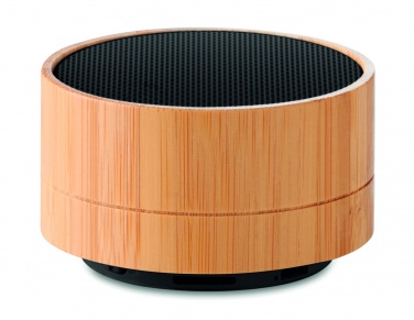Logotrade promotional merchandise picture of: 3W Bamboo wireless speaker