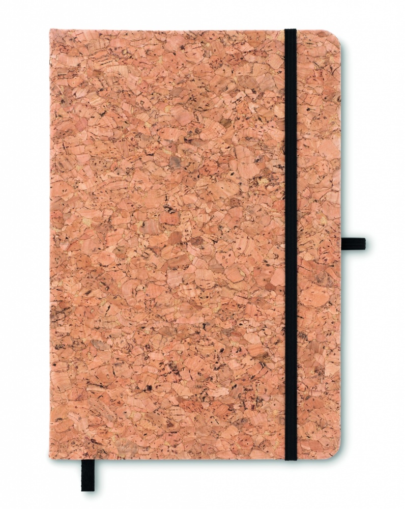 Logotrade promotional item picture of: A5 cork notebook 96 lined