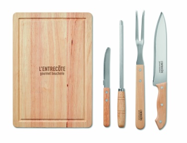 Logotrade promotional gifts photo of: Set of 4 BBQ Grilling accessori