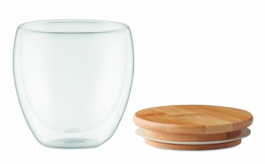 Logotrade promotional product image of: Double wall glass 250ml Hamburg