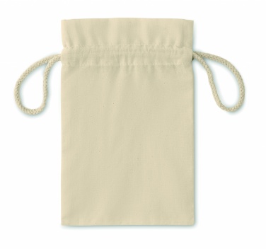 Logo trade promotional items picture of: Small Cotton draw cord bag