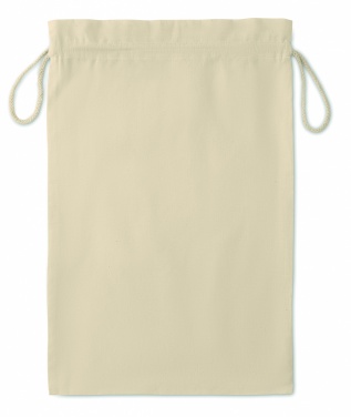 Logo trade business gift photo of: Large Cotton draw cord bag 30 x 47 cm