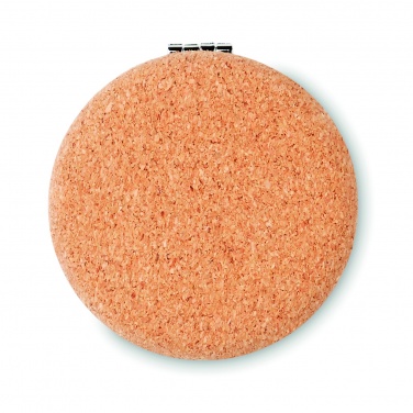 Logotrade corporate gift image of: Pocket mirror with cork cover