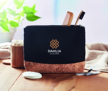 Logotrade advertising product image of: Cork & cotton cosmetic bag