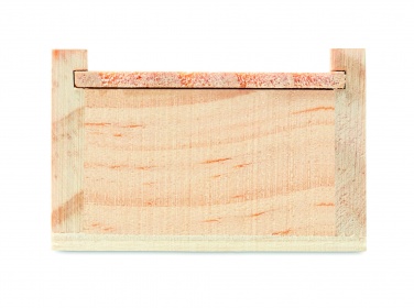 Logotrade business gift image of: Stationery set in wooden box