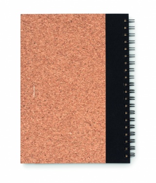 Logo trade promotional giveaways picture of: Cork notebook with pen
