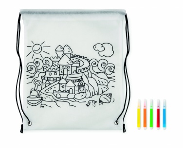 Logotrade promotional gifts photo of: Non woven kids bag with pens