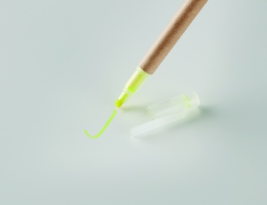 Logotrade promotional giveaway image of: 2 in 1 carton pen highlighter