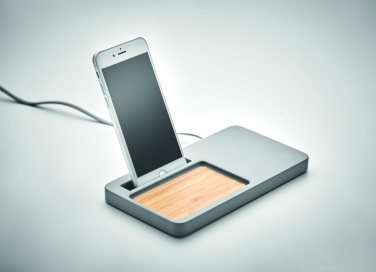 Logo trade corporate gift photo of: Wireless charging organizer10W
