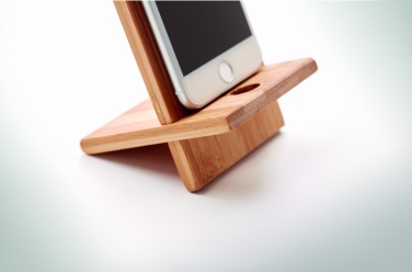 Logotrade advertising products photo of: Bamboo phone stand/ holder WHIPPY