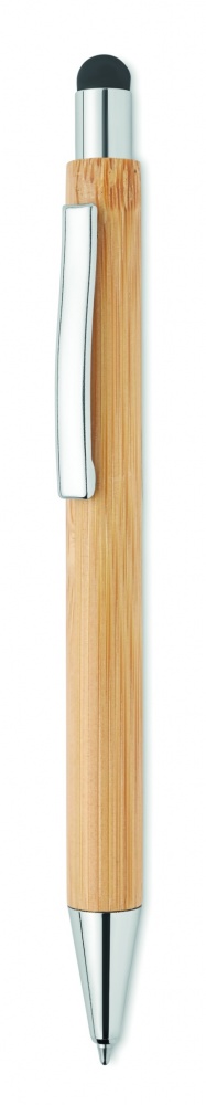 Logotrade business gifts photo of: Bamboo ballpoint pen with blue ink