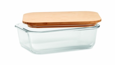 Logotrade business gift image of: Glass lunchbox with bamboo lid