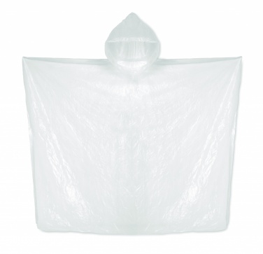 Logo trade business gifts image of: Biodegradable poncho and bag
