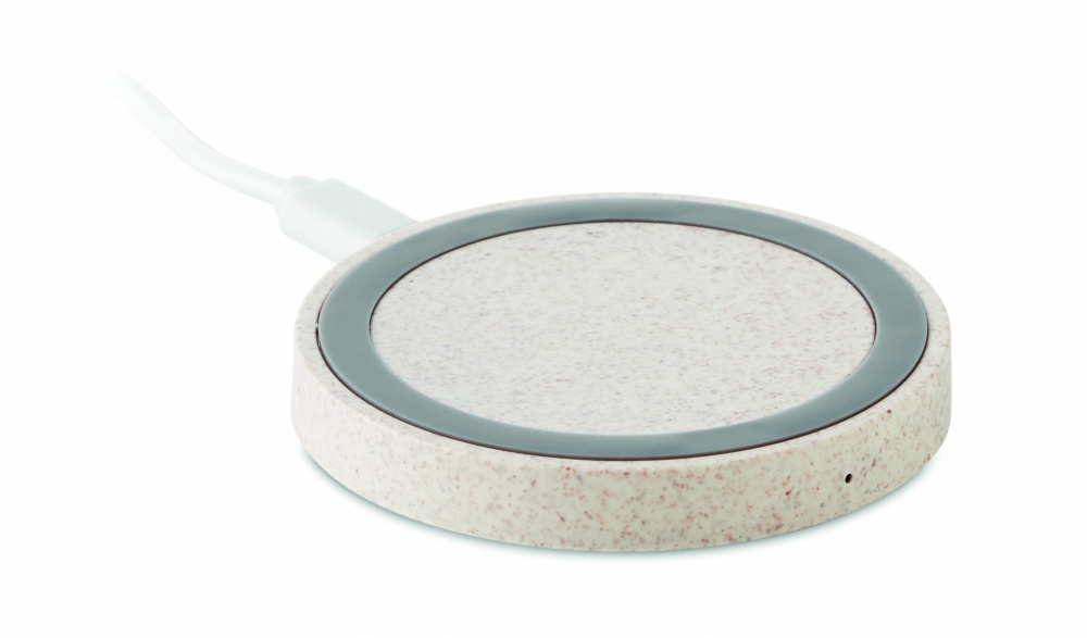 Logotrade advertising product image of: Wheat straw/ABS charger 5W