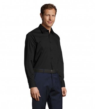 Logo trade promotional giveaways image of: BRIGHTON men shirt 140g