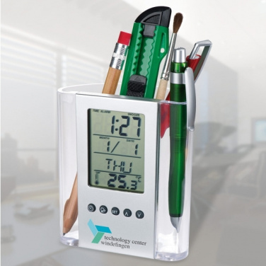 Logotrade advertising product picture of: Acrylic desk pen holder MADRID