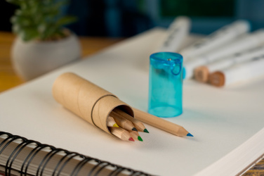 Logotrade promotional merchandise picture of: Wooden crayons BECKY