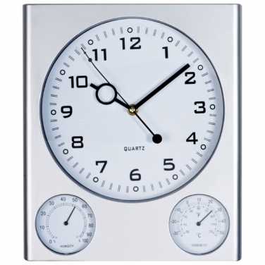 Logo trade promotional gifts picture of: Plastic wall clock DEN HAAG