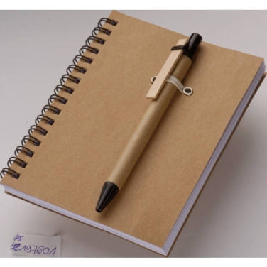 Logo trade promotional gift photo of: A6 ECO Notepad KEYSTONE