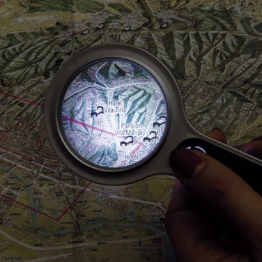 Logotrade promotional giveaway picture of: Magnifying glass with LED GLOUCESTER