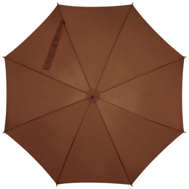 Logo trade advertising products image of: Wooden automatic umbrella Nancy