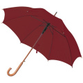 Wooden automatic umbrella Nancy, burgundy