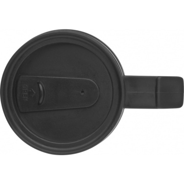 Logo trade promotional giveaways image of: Plastic cup FORT WORTH 400 ml