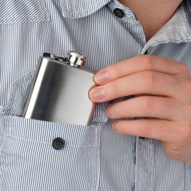 Logotrade advertising product picture of: Stainless steel hip flask FRESNO 104 ml
