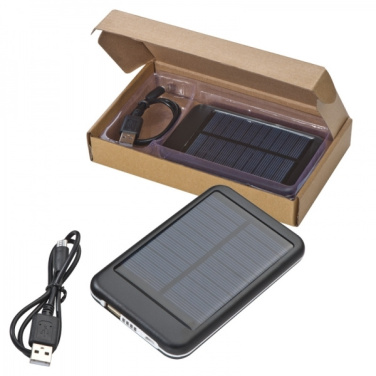 Logo trade promotional item photo of: Solar power bank PHILADELPHIA