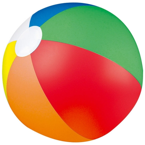 Logo trade promotional giveaways picture of: Multicolour beach ball PALM SPRINGS