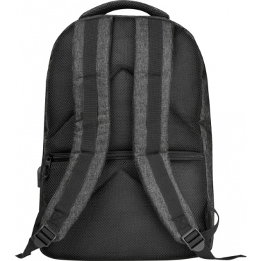 Logo trade promotional giveaways image of: rPET backpack RIMINI