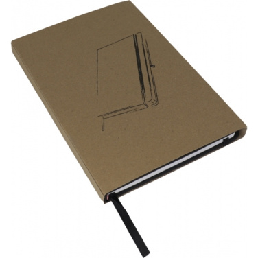 Logo trade promotional giveaways image of: A5 note book KIEL