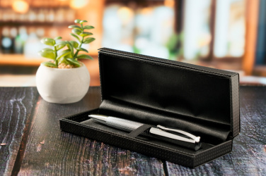 Logo trade corporate gift photo of: Metal ballpen CHESTER