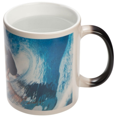 Logotrade promotional giveaway image of: Colour-changing sublimation mug SIRMIONE 300 ml