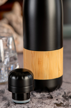 Logo trade promotional merchandise image of: Stainless steel bottle KOBE 750 ml